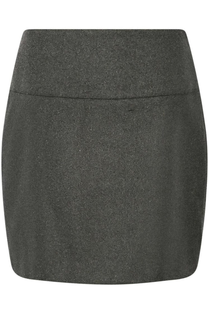 Noella - Kayce Skirt - 019 Dark Grey Melange Nederdele 