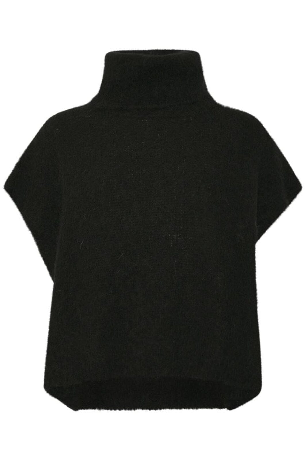 Noella - Kellyn Knit Vest - 004 Black Strikbluser 