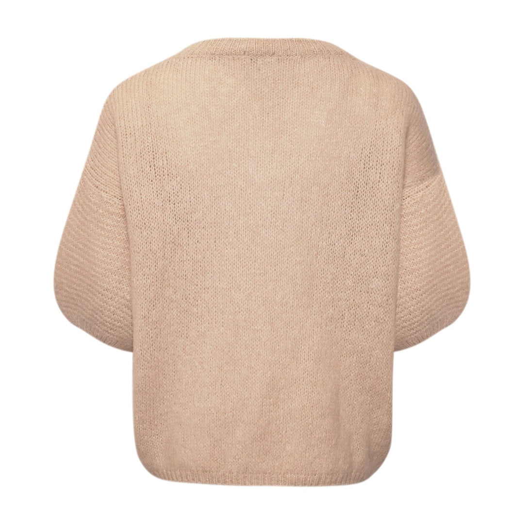 Noella - Kennedi Knit - 023 Beige Strikbluser 