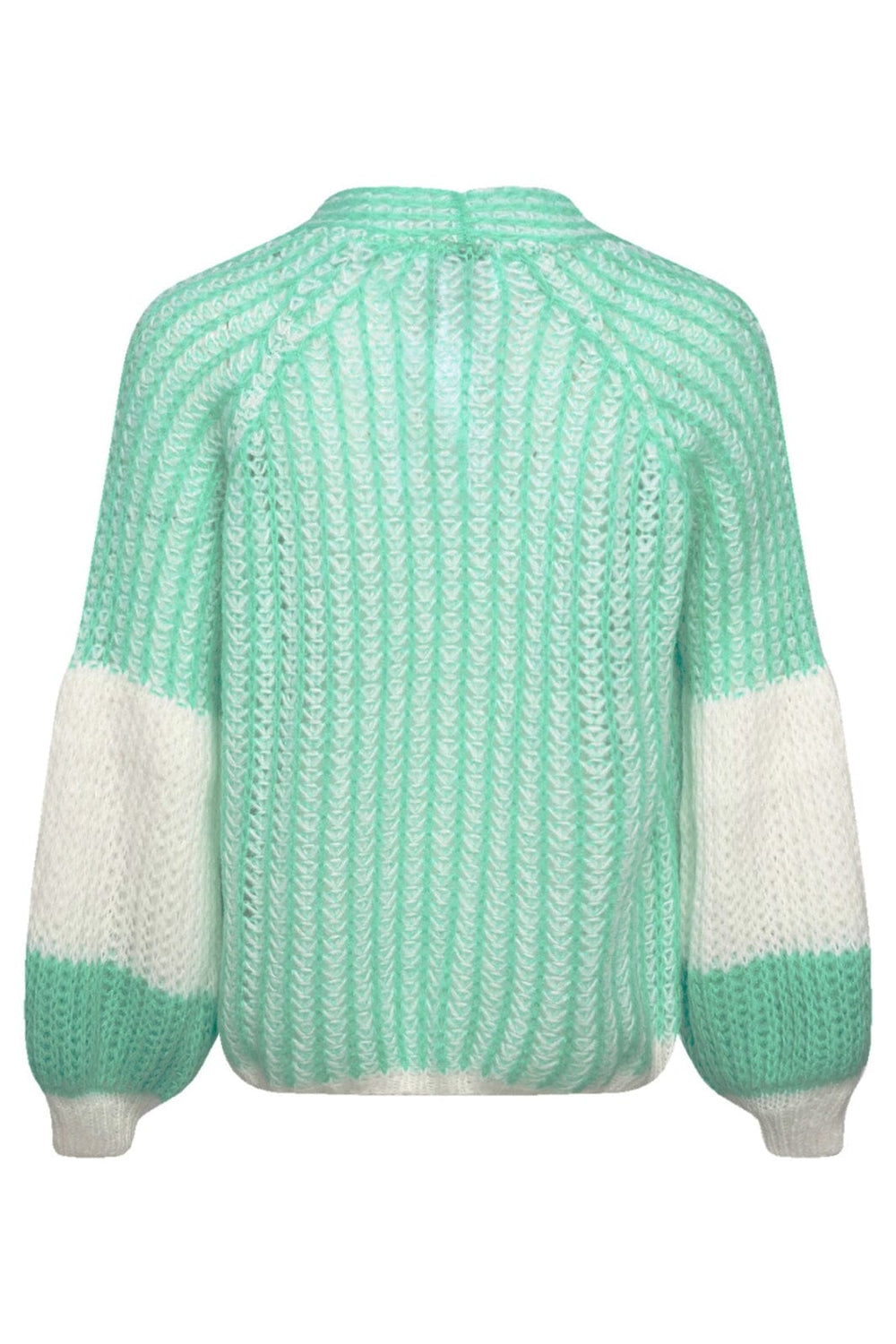 Noella - Liana Knit Cardigan - Mint/White Cardigans 