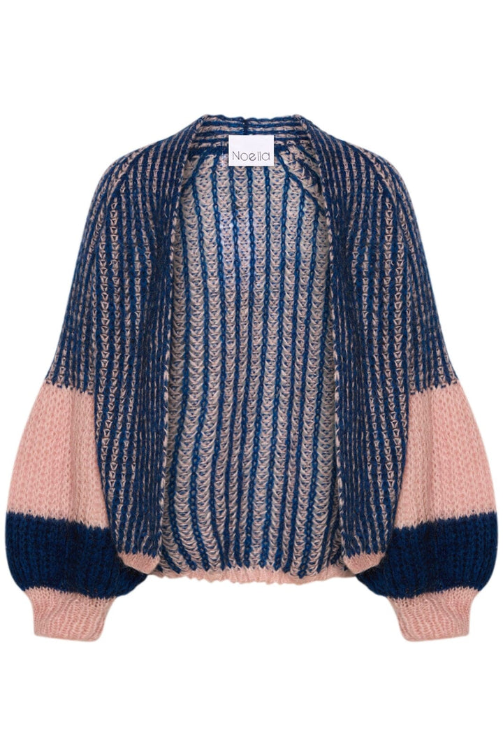 Noella - Liana Knit Cardigan - Rose/Navy Cardigans 