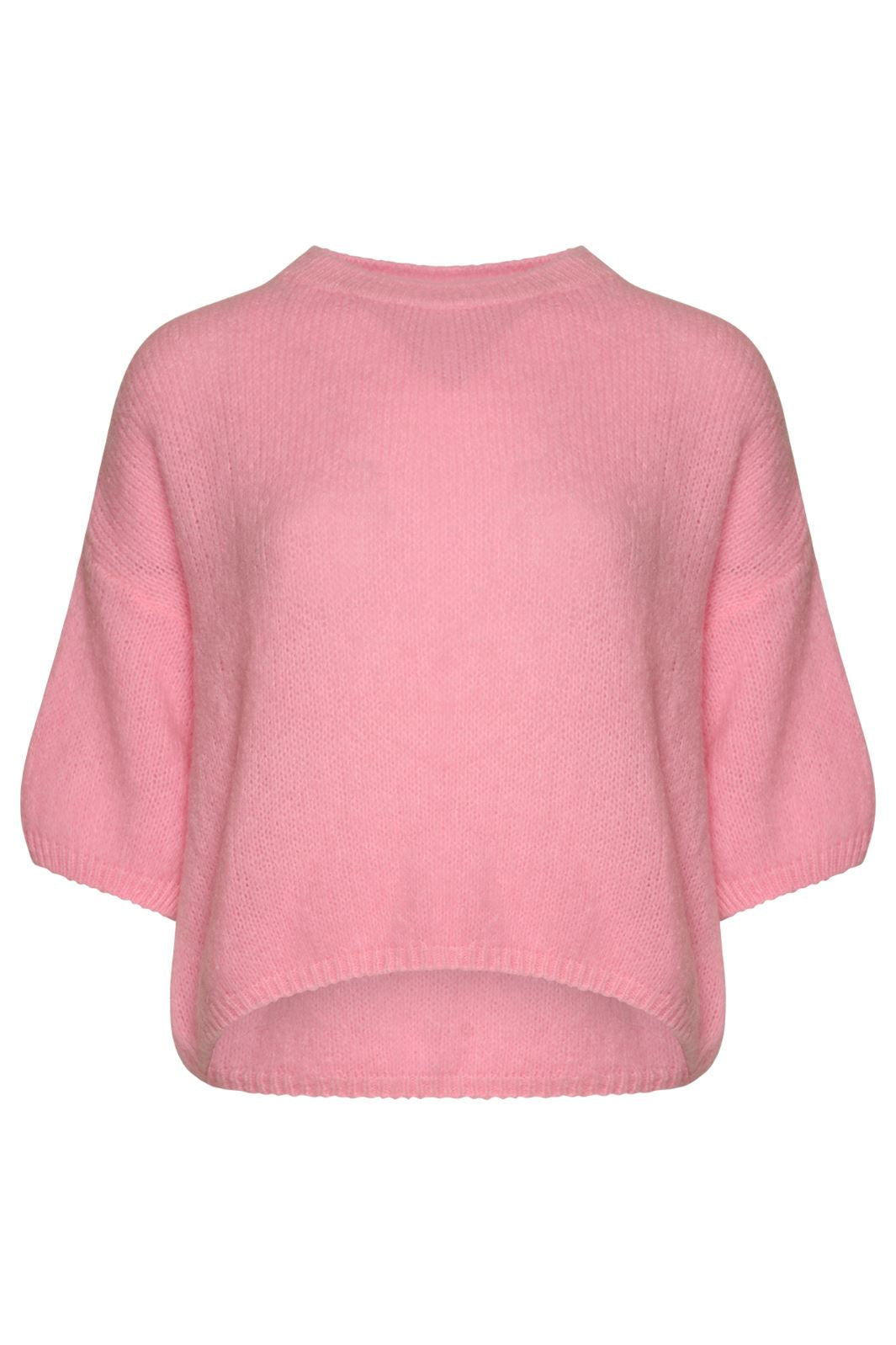 Noella - Mimi Knit Jumper - Candy Pink Strikbluser 