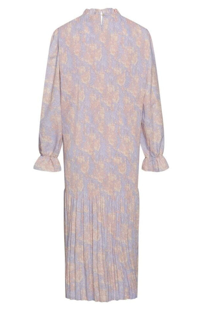 Noella - Rebecca Long Dress - Lavender/Apricot Print Kjoler 