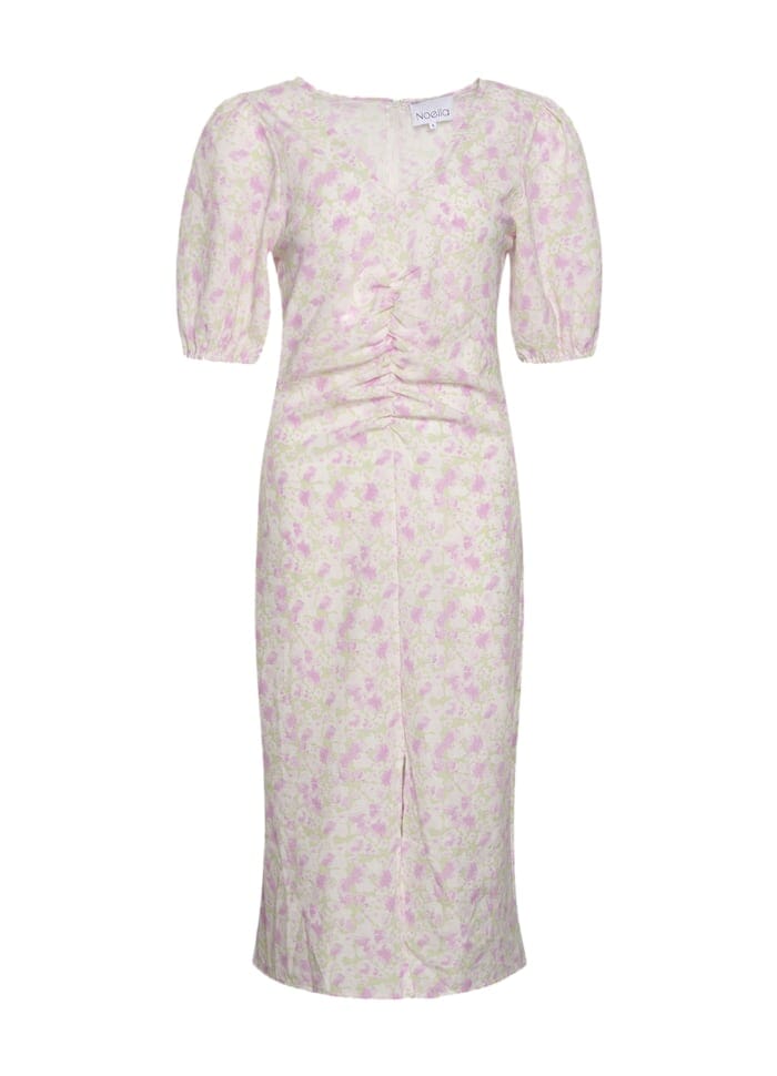 Noella - Rudy Long Dress - Pale Green/Pink Kjoler 