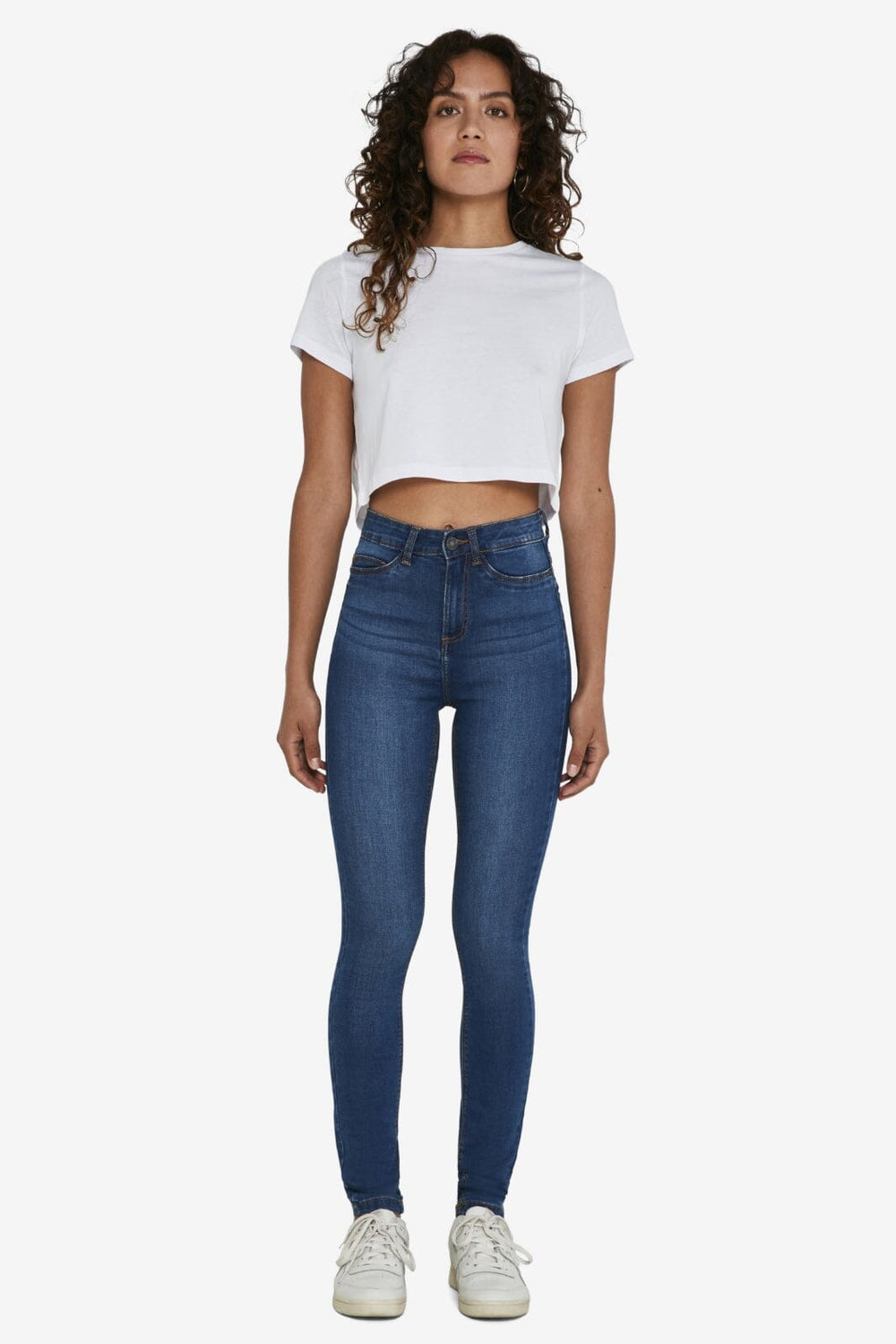 Noisy May - Nmcallie Skinny Blue Jeans Fwd - 3110405 Medium Blue Denim