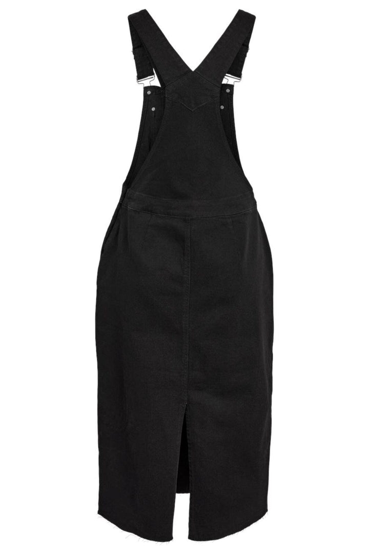 Noisy May - Nmsia Dungaree Dress Jt116Bl - 4781776 Black Denim Kjoler 