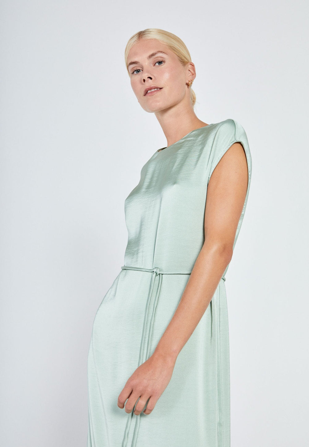 Norr - Gili Sl Dress - Light Olive Kjoler 