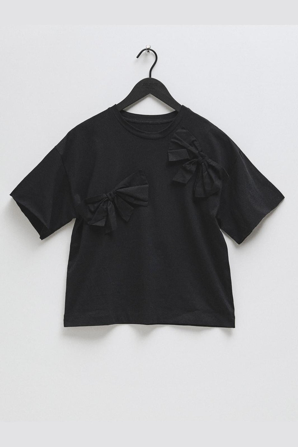 Object - Objklara Ss Ow Bow Tee Ott - 4672751 Black