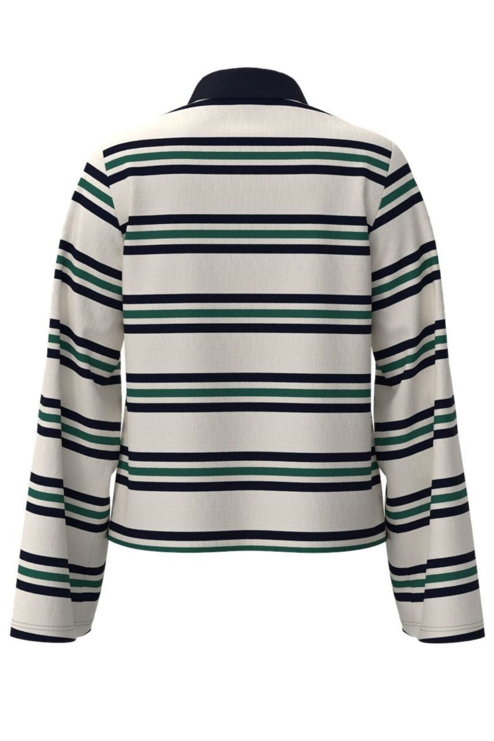 Object - Objnana L/S Re Polo Top - 4851566 Sky Captain Cd-Green