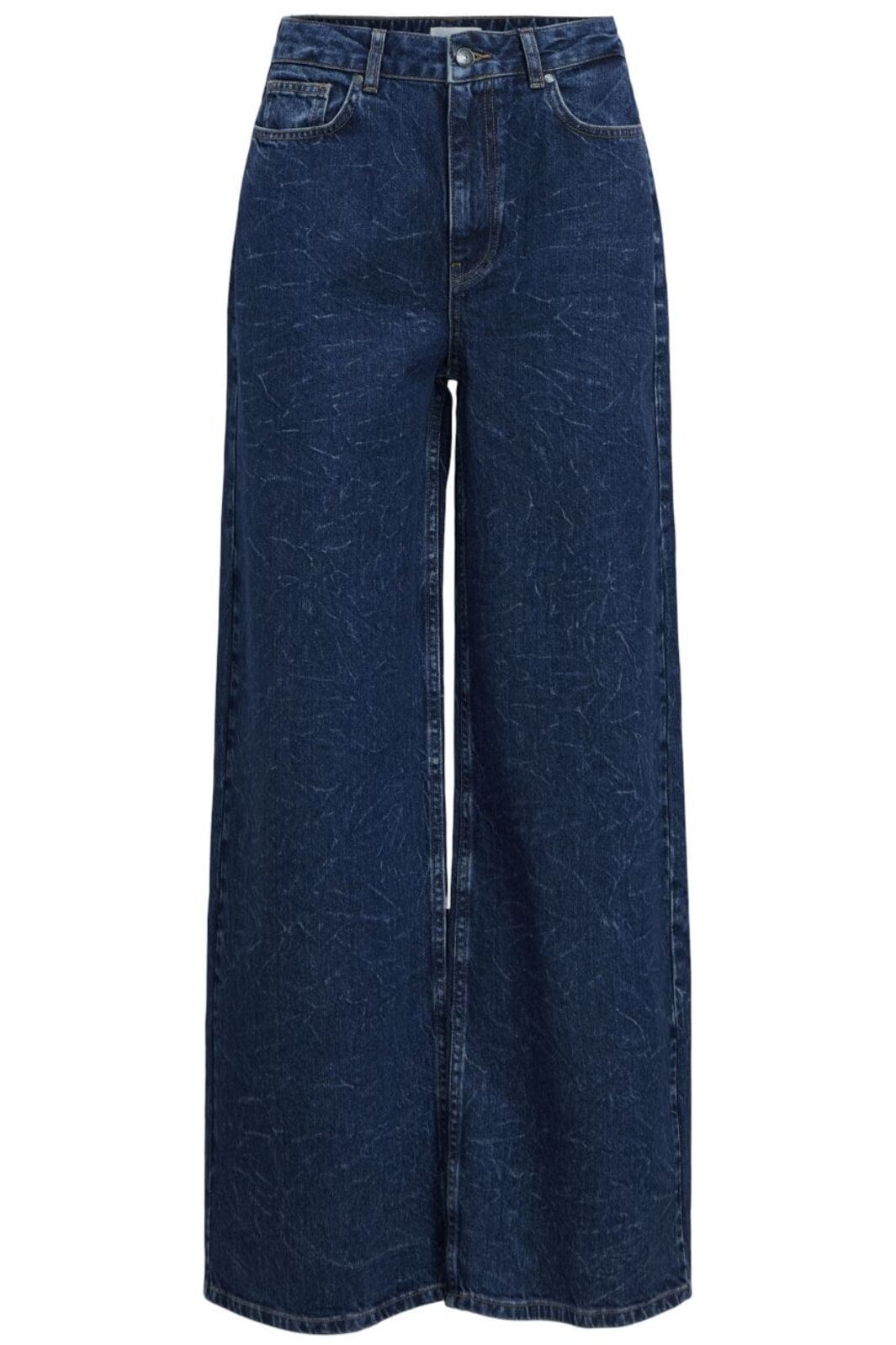 Object - Objnia Marble Denim Jeans Au 24 - 4712769 Medium Blue Denim Marble Look