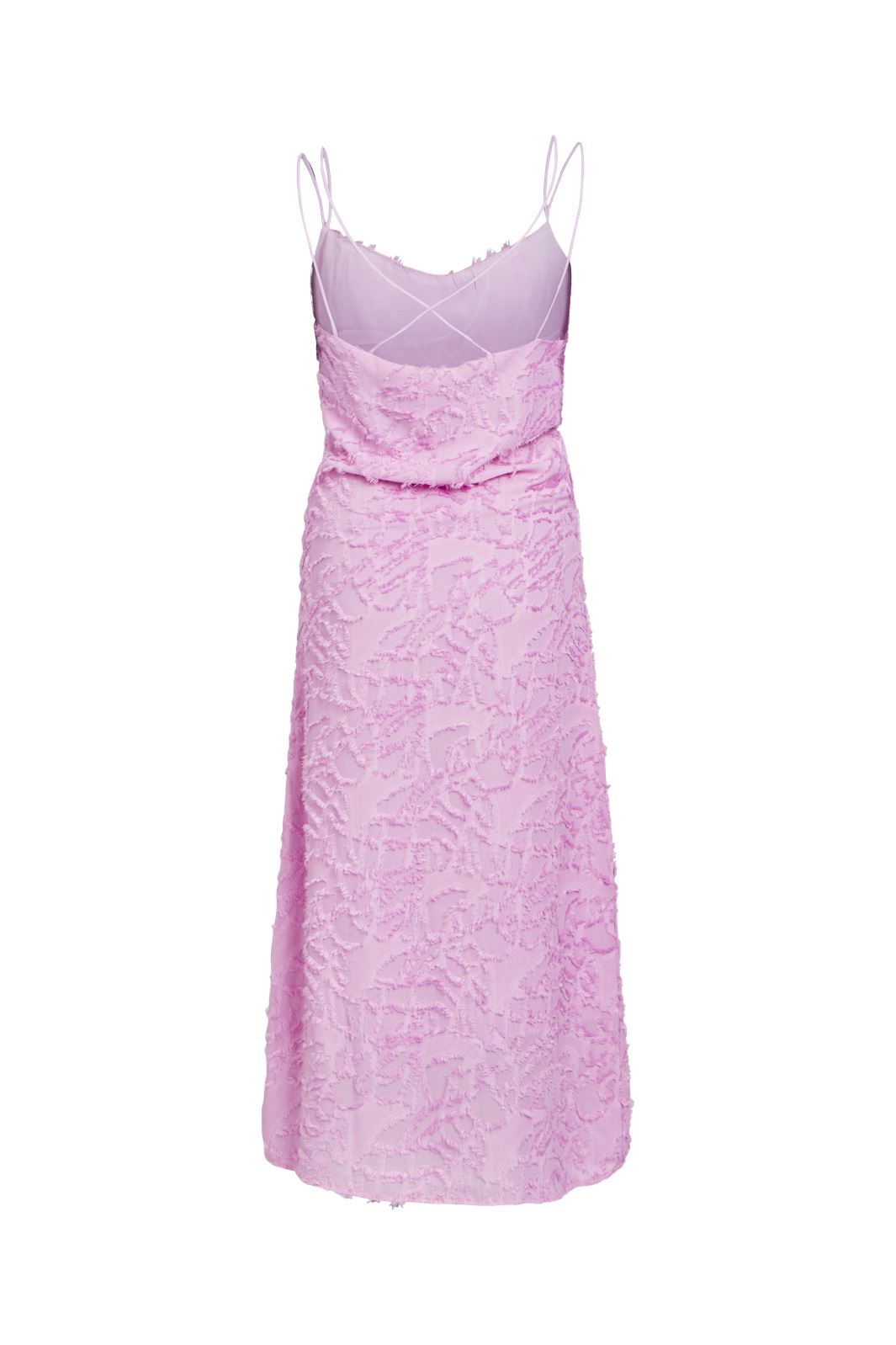 Object - Objpoppi S/L Long Dress 132 - 4469186 Pastel Lavender