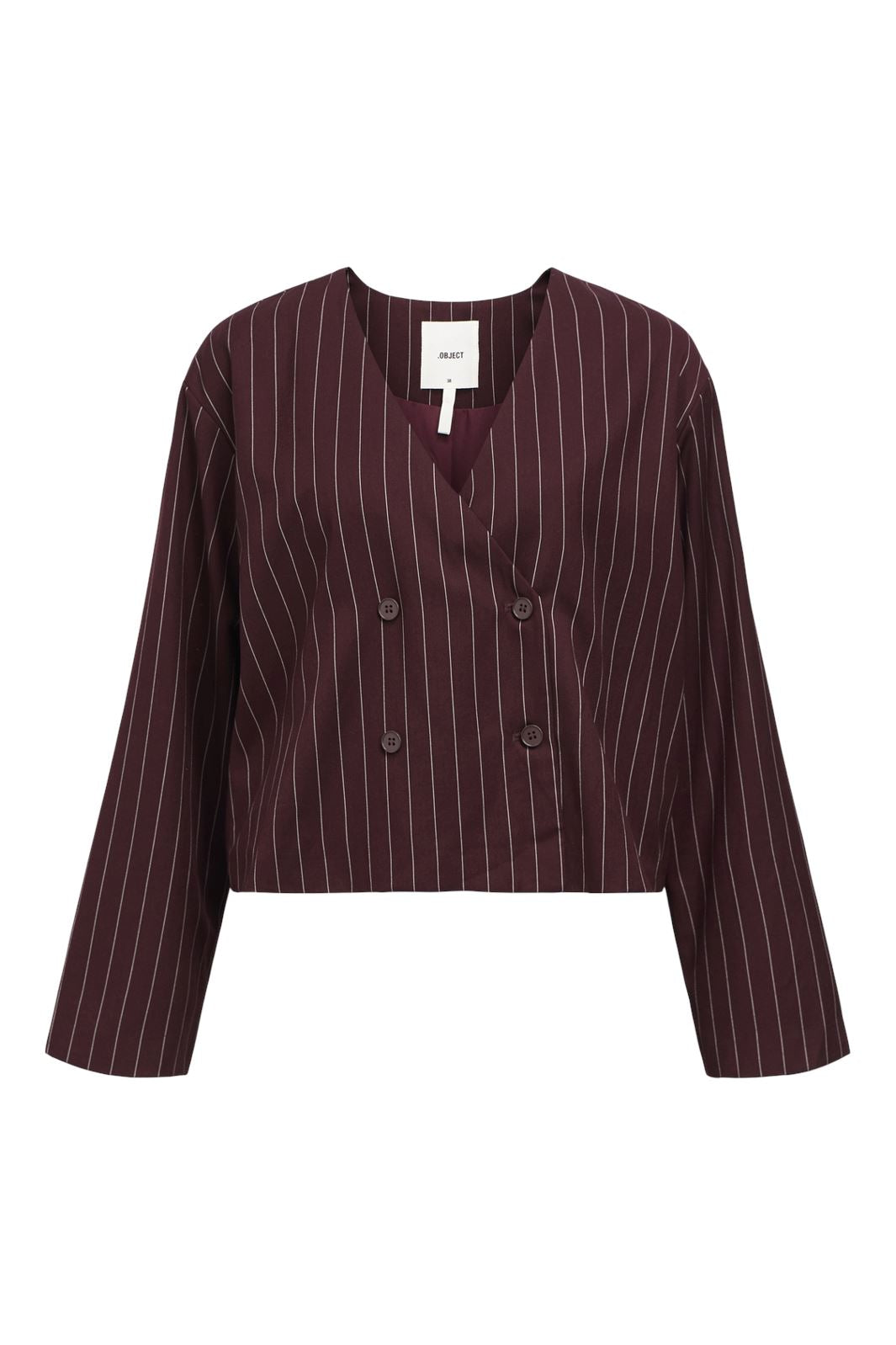 Object - Objshay L/S Lo Blazer Aw Fair 24 - 4760501 Cabernet White