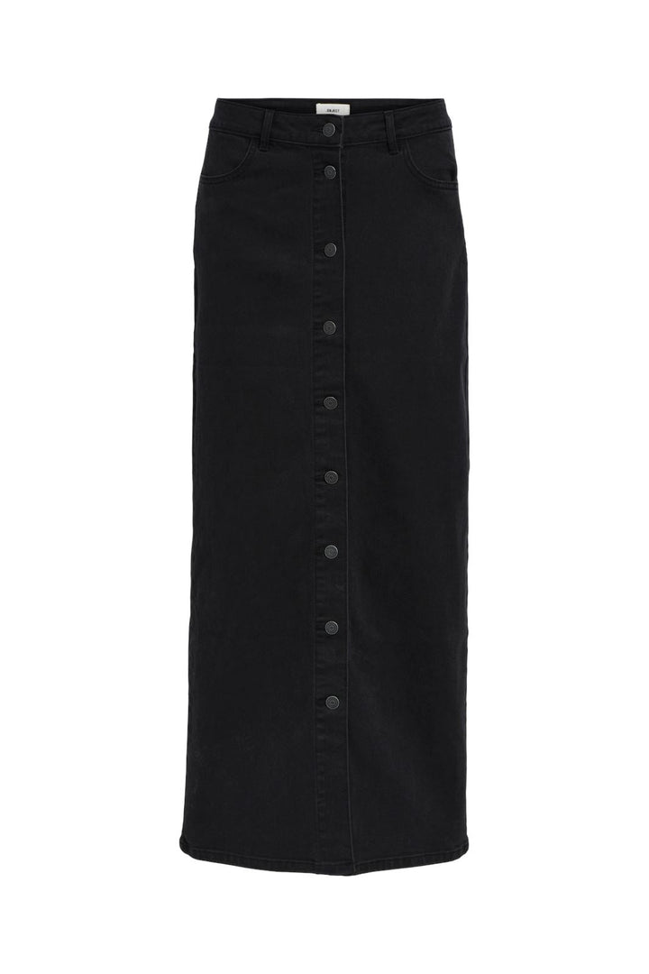 Object - Objsina Long Denim Skirt Ott - 4559175 Black Denim