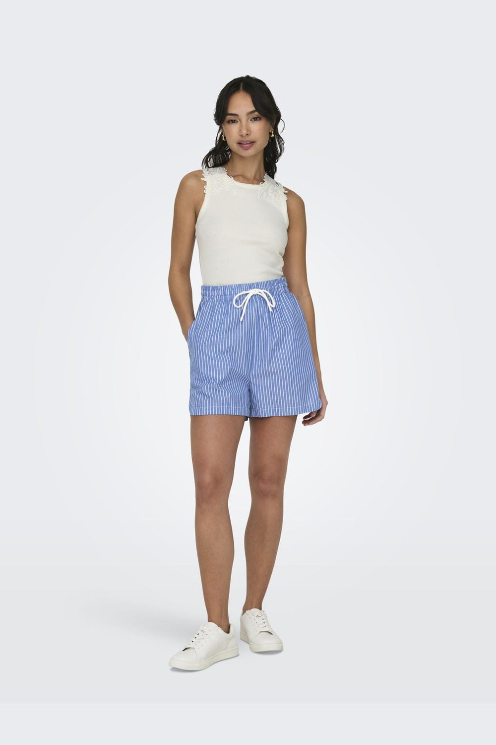 Only - Onlarja Stripe Shorts - 4018608 Infinity Cd Stripes