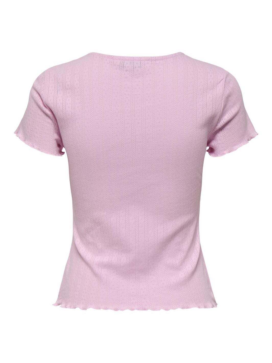 Only - Onlcarlotta S/S Top - 4722534 Pink Lady