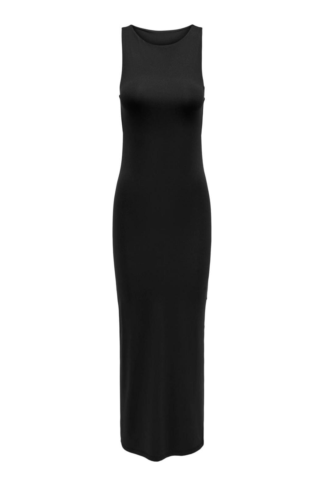 Only, Onlea S/L Long Slit Dress  Now, Black