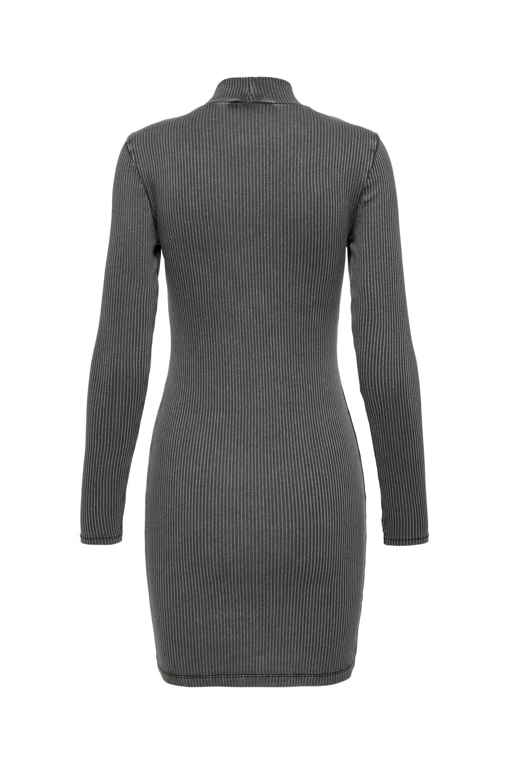 Only - Onlfelina L/S Mock Neck Dress - 4563790 Black Washed