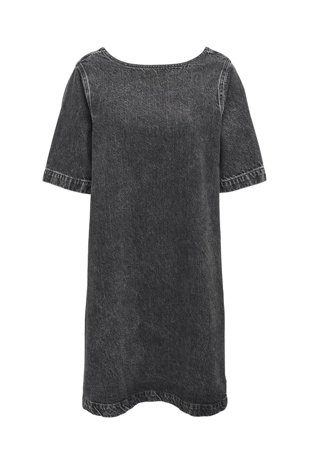 Only - Onlgigi S/S A-Shape Dress Azg - 4651929 Dark Grey Denim