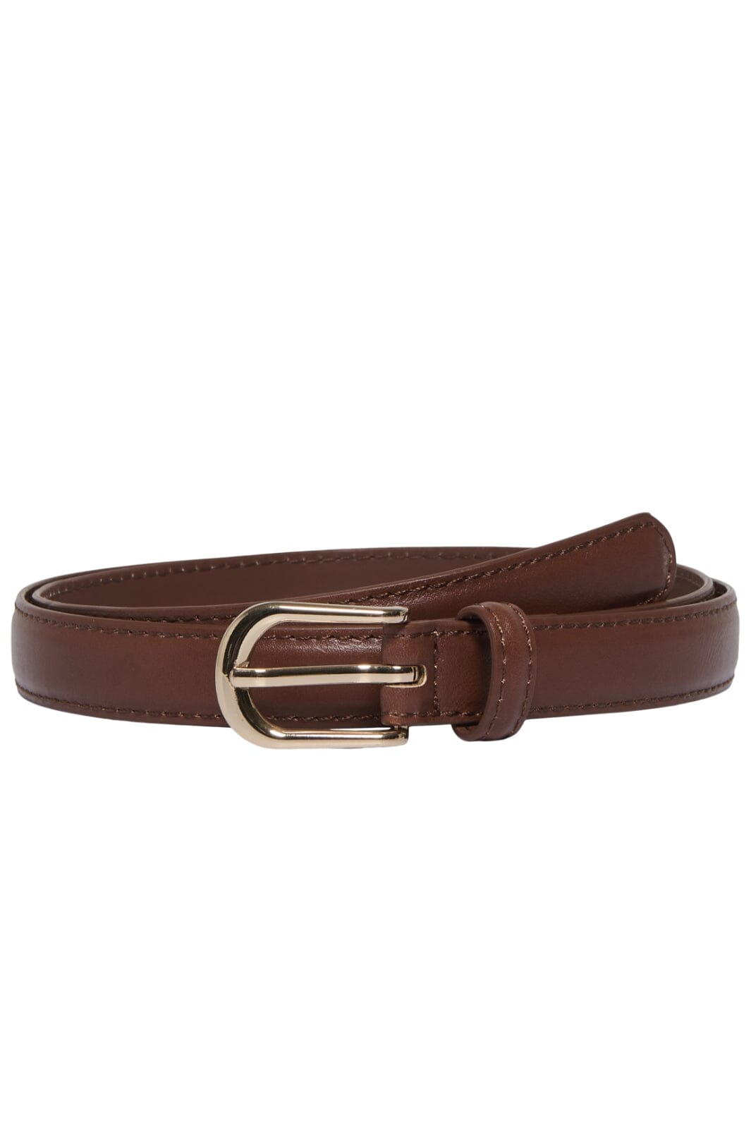 Only - Onlgina Pu Jeans Belt Acc 15350959 - 4781238 - Cognac Gold Buckle