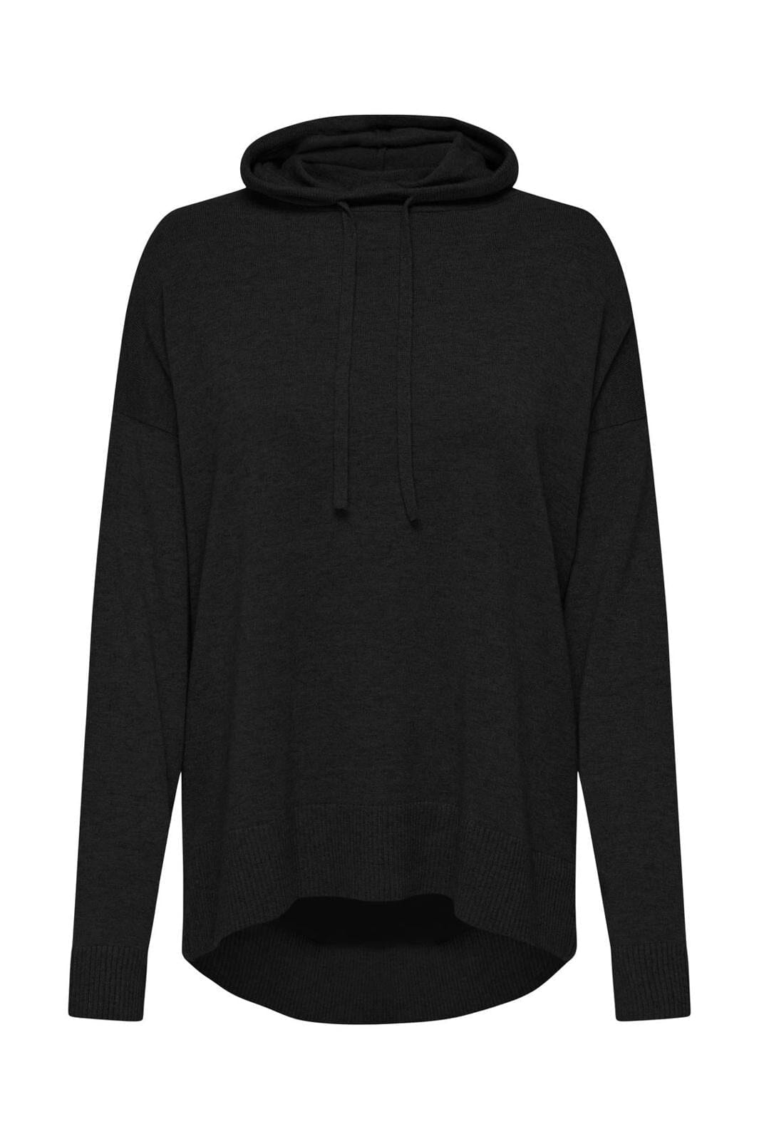 Only - Onlibi Ls Loose Long Hood Cc Knt - 4578894 Black