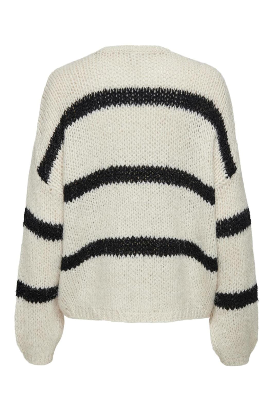 Only - Onljackie Ls Pullover Knt - 4552779 Pearled Ivory Black