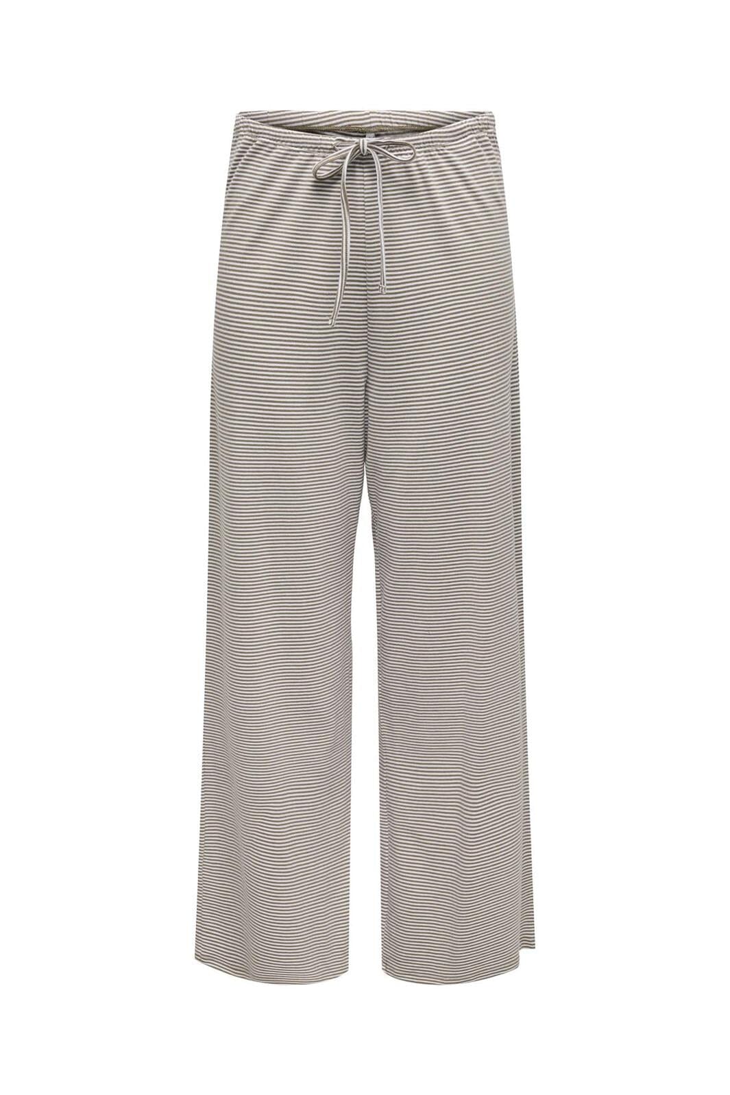 Only - Onlkaren Wide Pants - 4704481 White Walnut