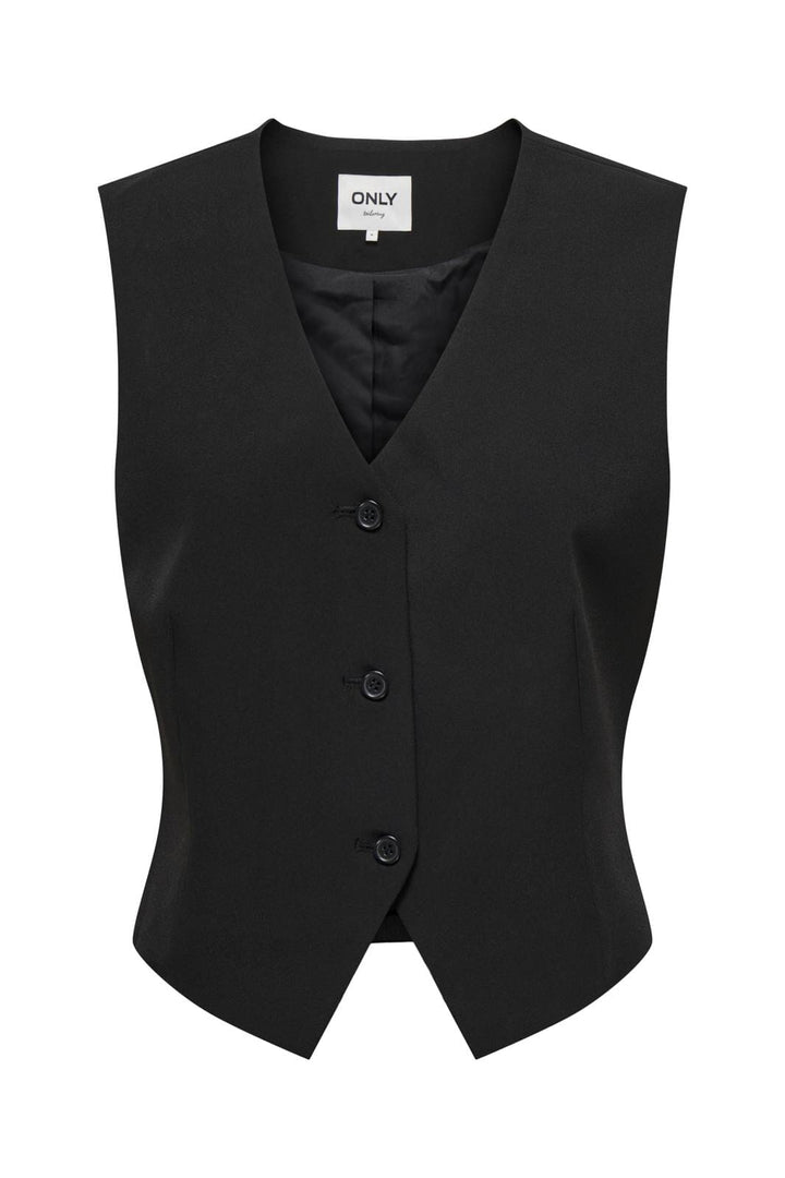 Only - Onlkayle-Orleen Life Waistcoat Tlr - 4564735 Black