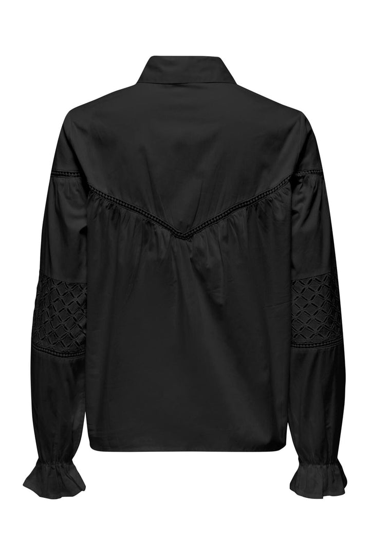 Only - Onlmay L/S Detail Shirt - 4460775 Black