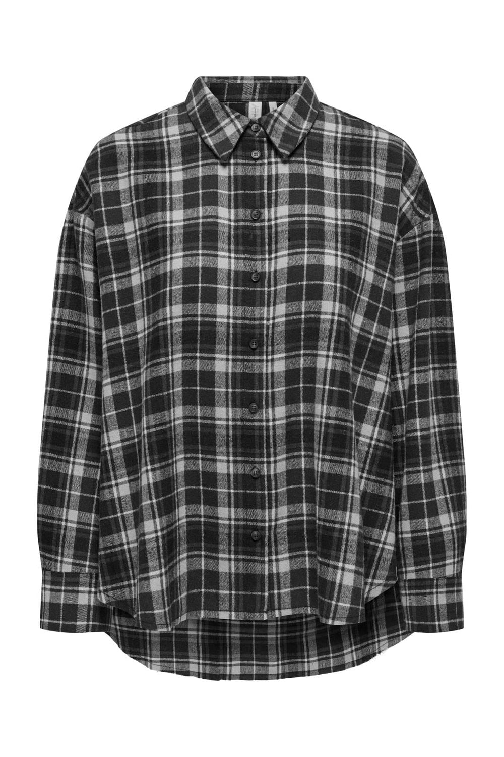 Only - Onlnew Grace Fie Ls Reg Check Shirt - 4597397 Black