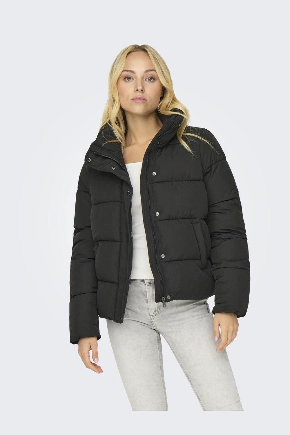 Only - Onlnewcool Puffer Jacket - 4322931 Black