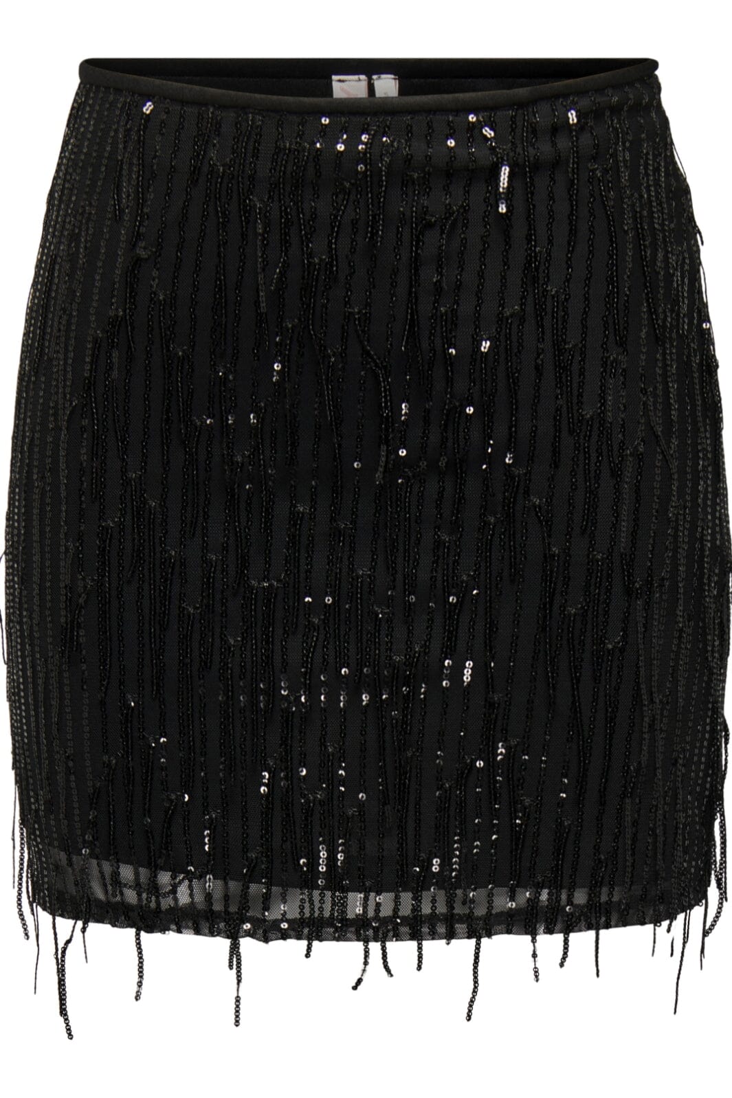 Only - Onlspacy Short Sequins Skirt 15305742 - 4410945 - Black Black Sequins