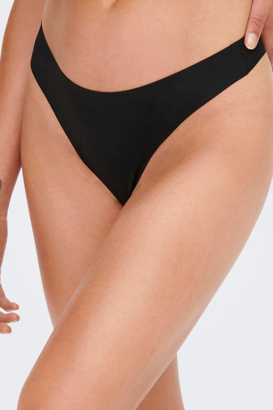 Only - Onltracy Bonded Thong 3-Pk - 177911-933144 Black Trusser 