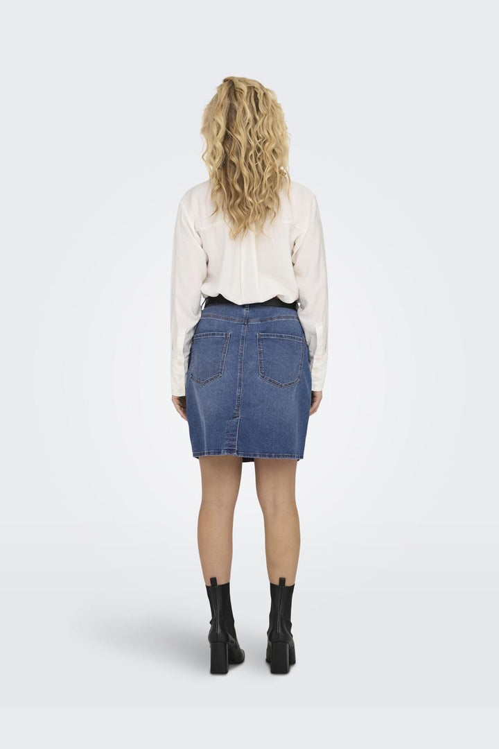 Only - Onlwonder Skirt Pim - 4522708 Medium Blue Denim