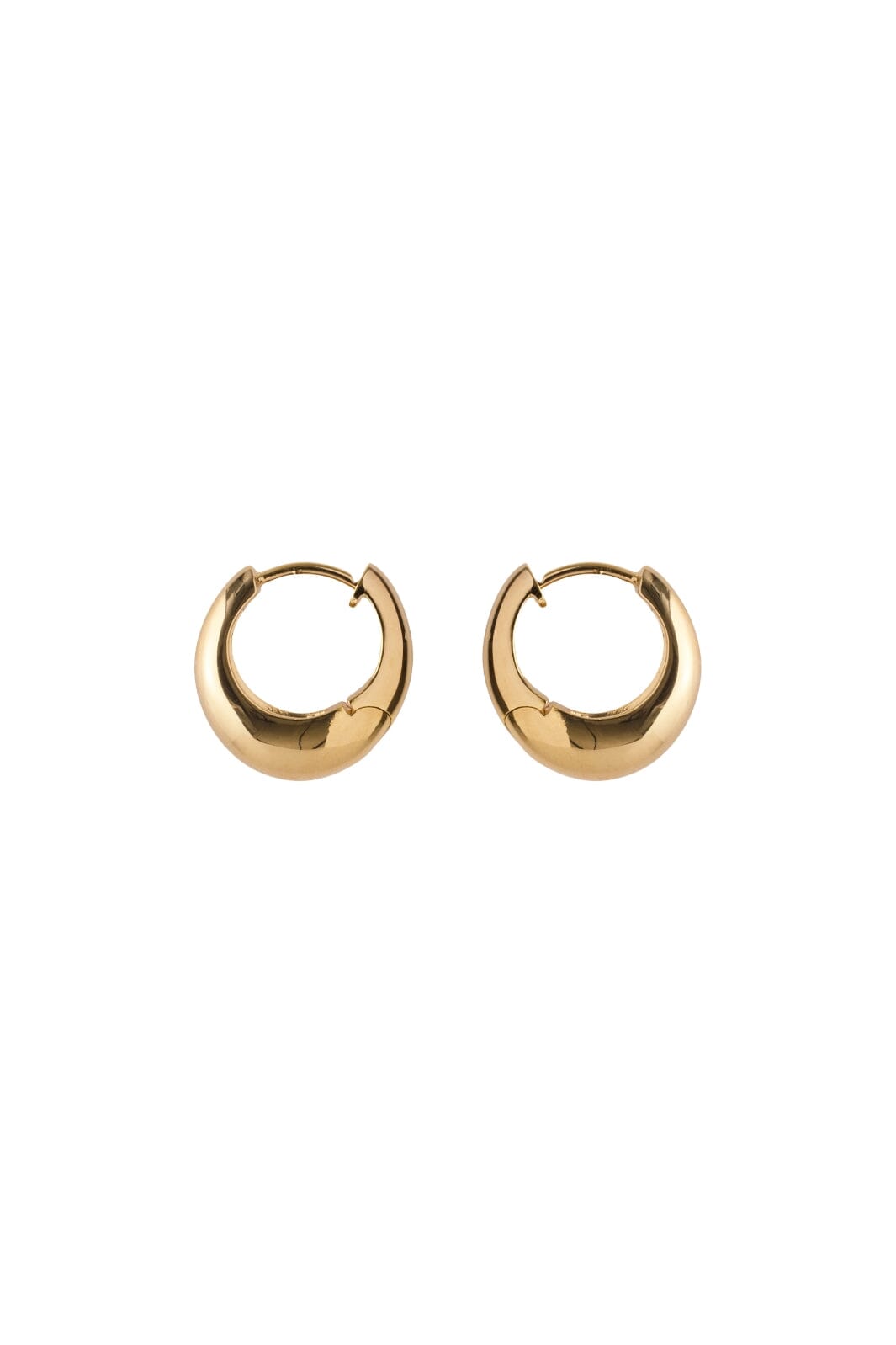 Pernille Corydon Jewellery - Mini Globe Huggies - Goldplated Øreringe 