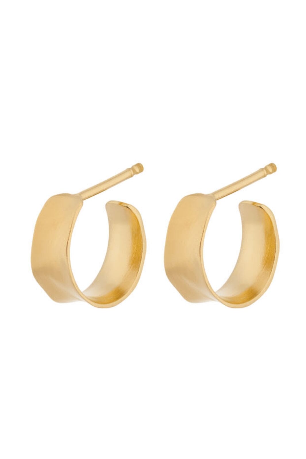 Pernille Corydon Jewellery - Mini Saga Øreringe - Gold Plated Øreringe 