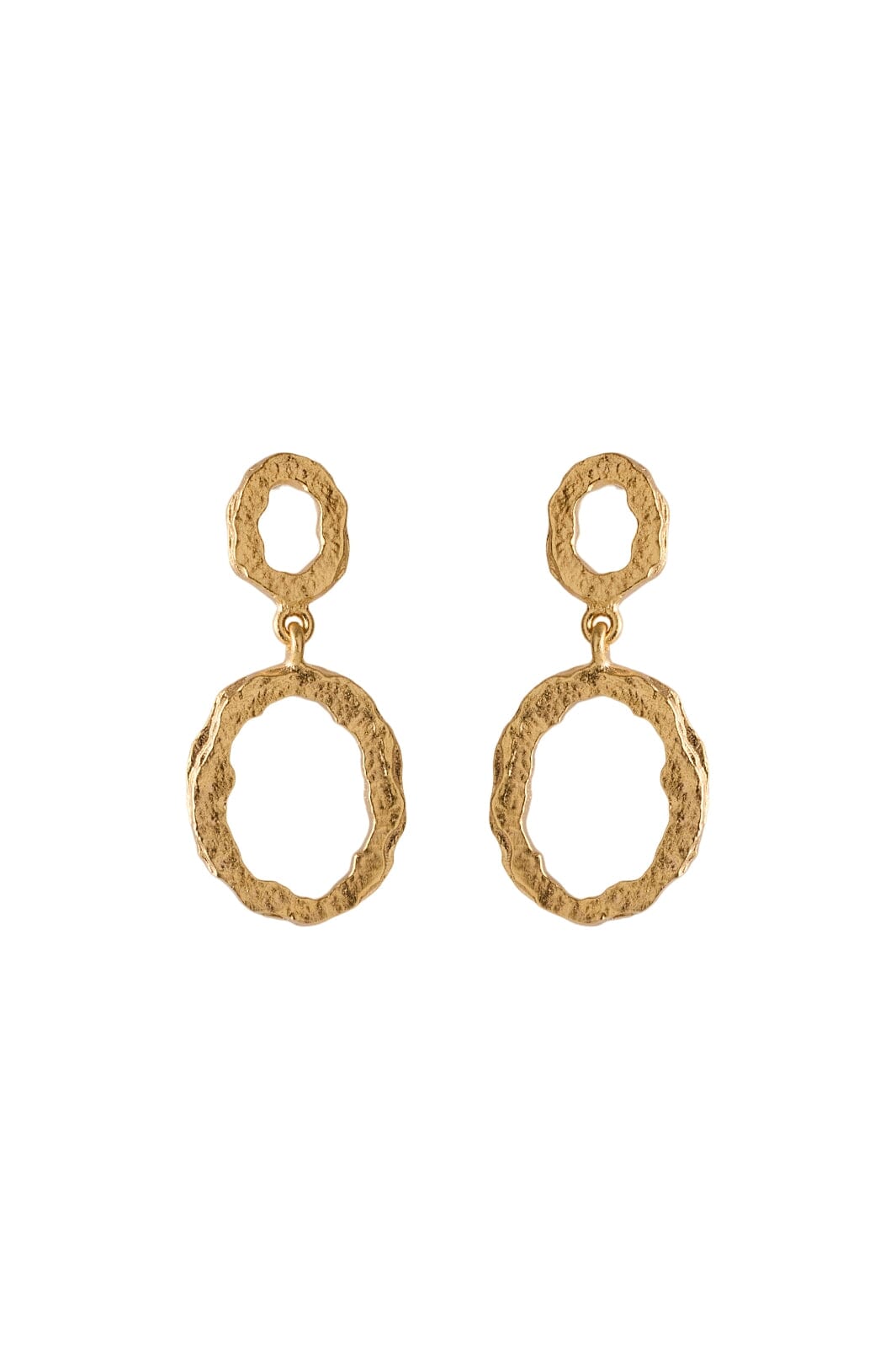 Pernille Corydon Jewellery - Shadow Storm Earrings - Goldplated Øreringe 