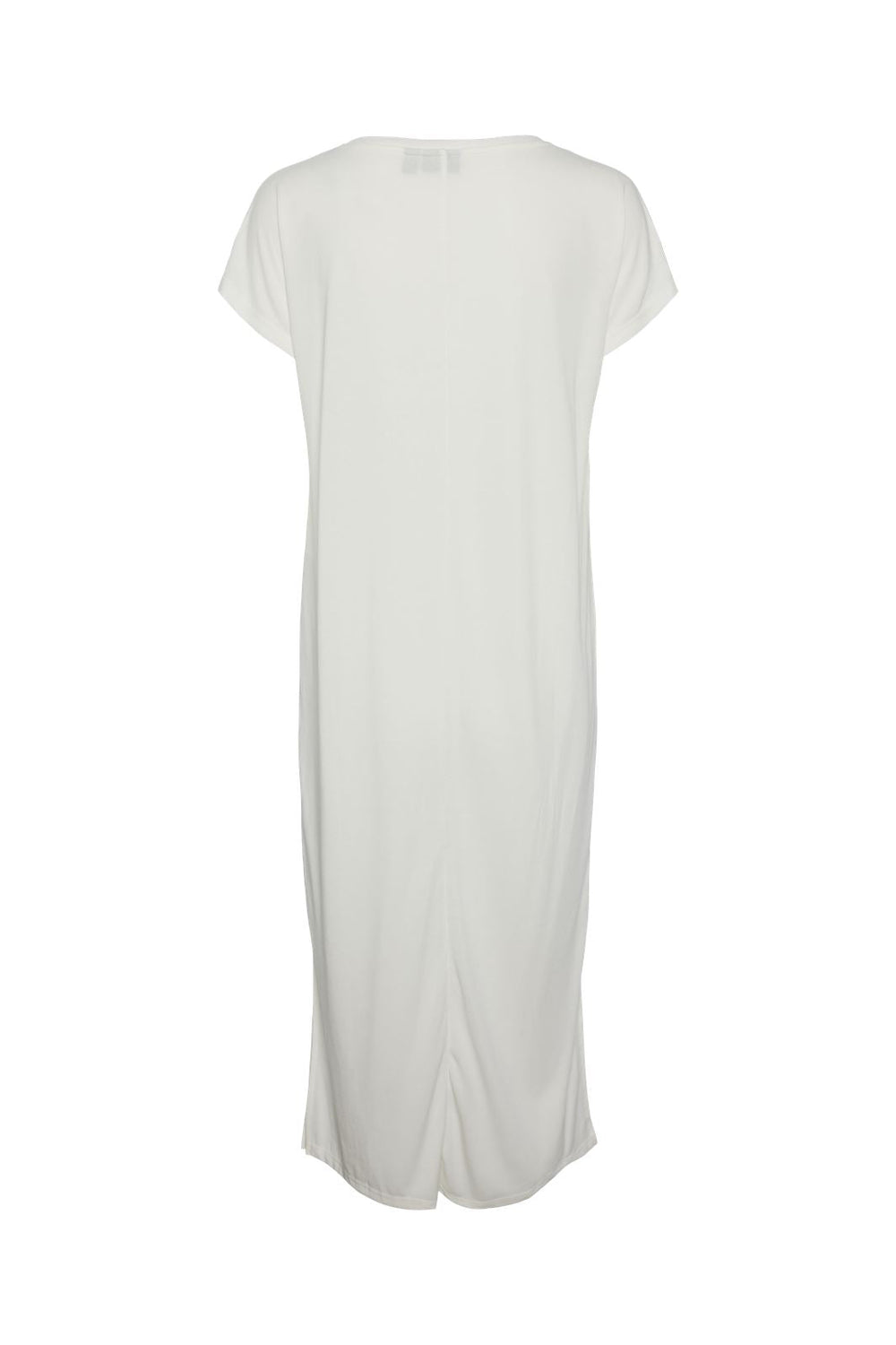 Pieces - Pcanora Ss V-Neck Midi Dress - 4472385 Cloud Dancer