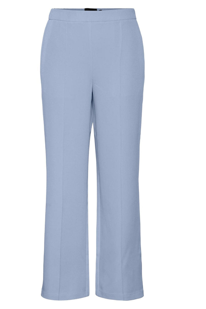 Pieces - Pcbossy Hw Wide Pants Noos - Kentucky Blue Bukser 