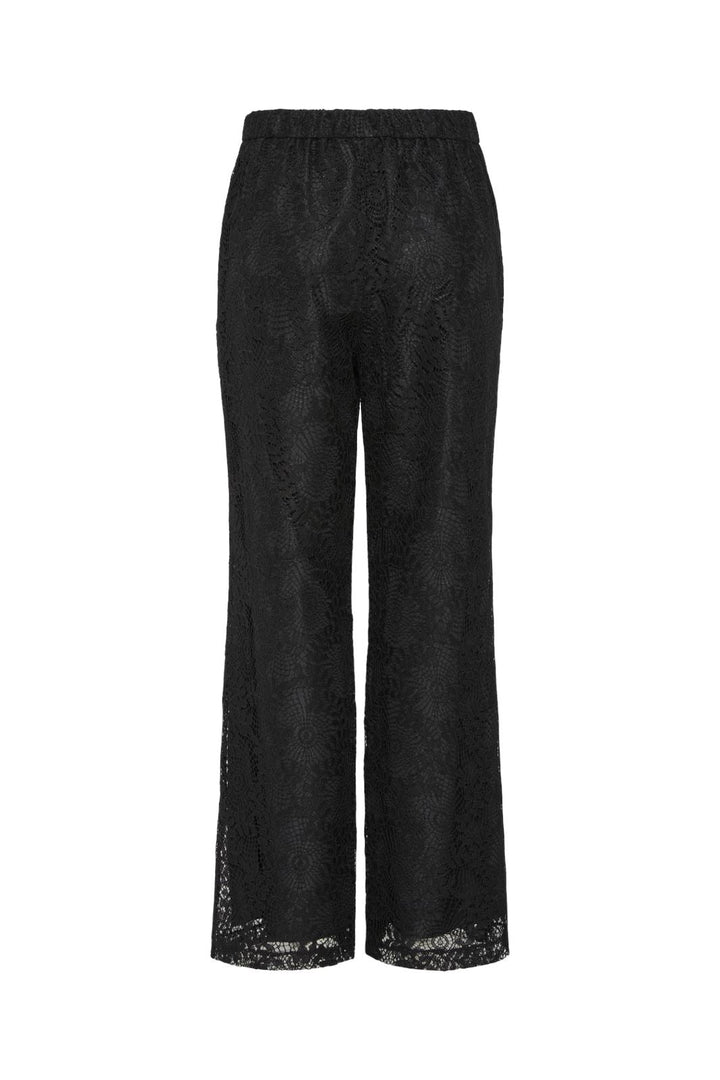 Pieces - Pcbosulla Lace Wide Pant 17154629 - 4644615 - Black