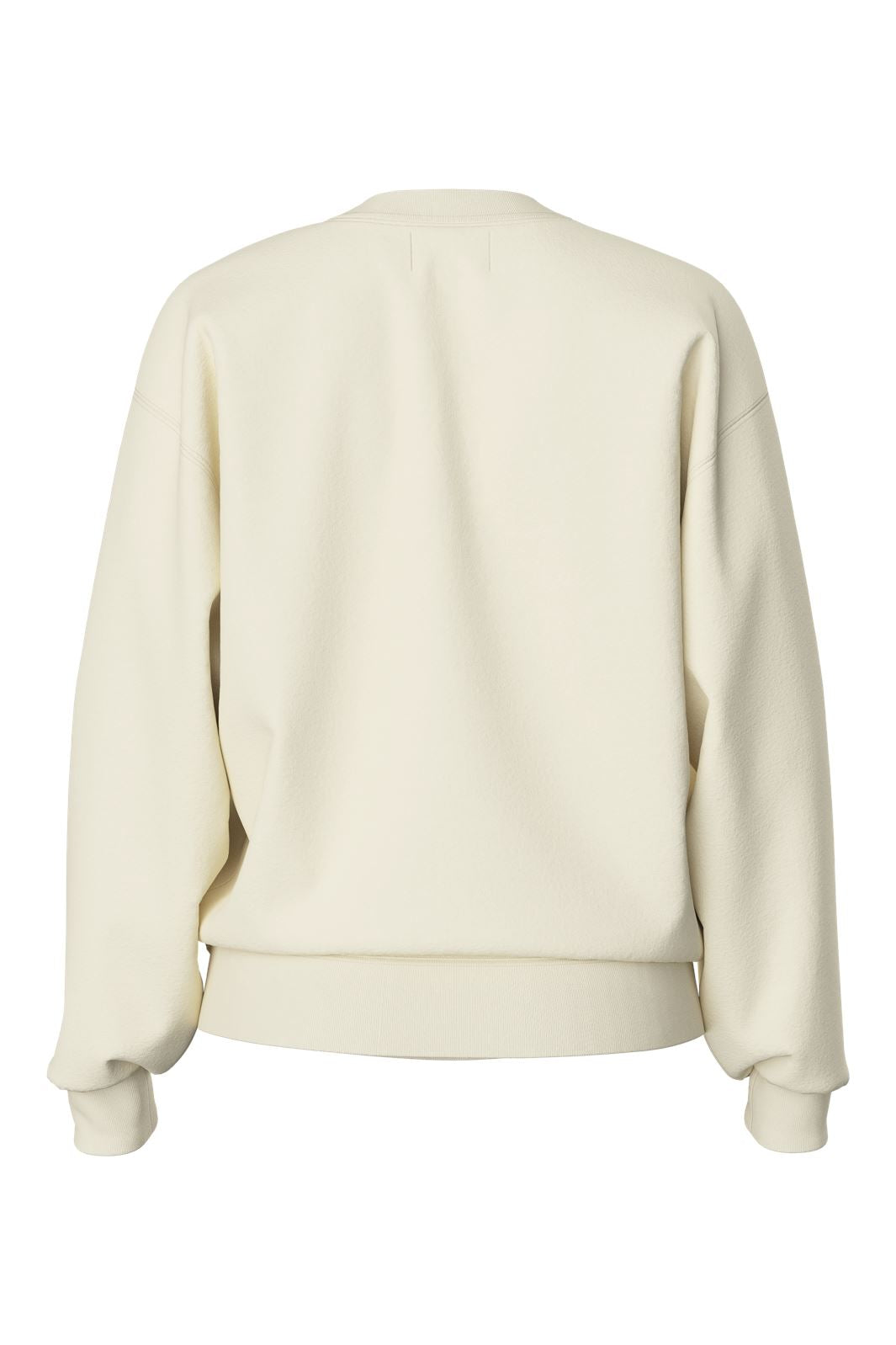 Pieces - Pcchilli Ls Oversized Sweat - 4703061 White Pepper