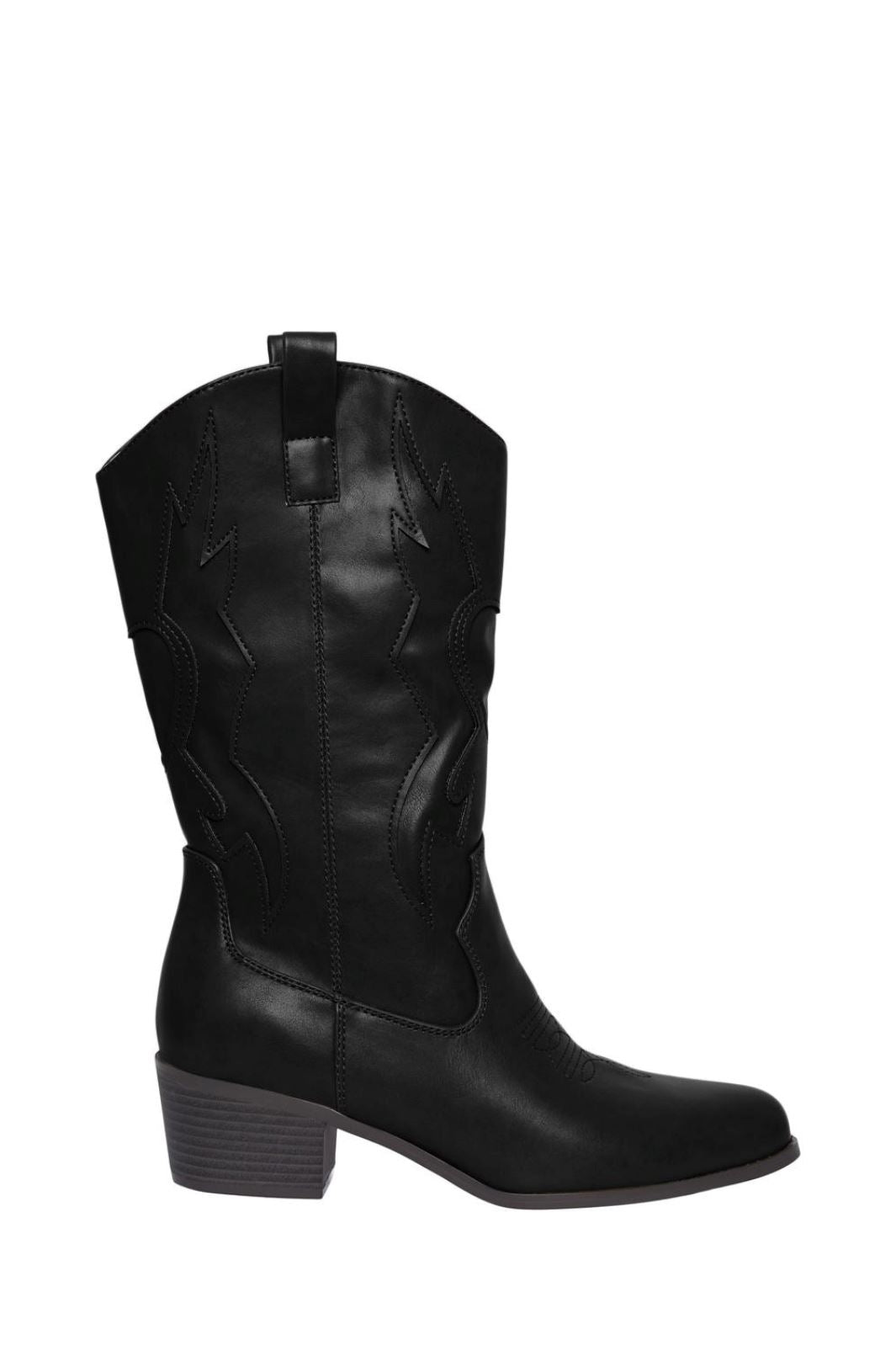 Pieces - Pcdre Cowboy Long Boot - 4303213 Black Støvler 