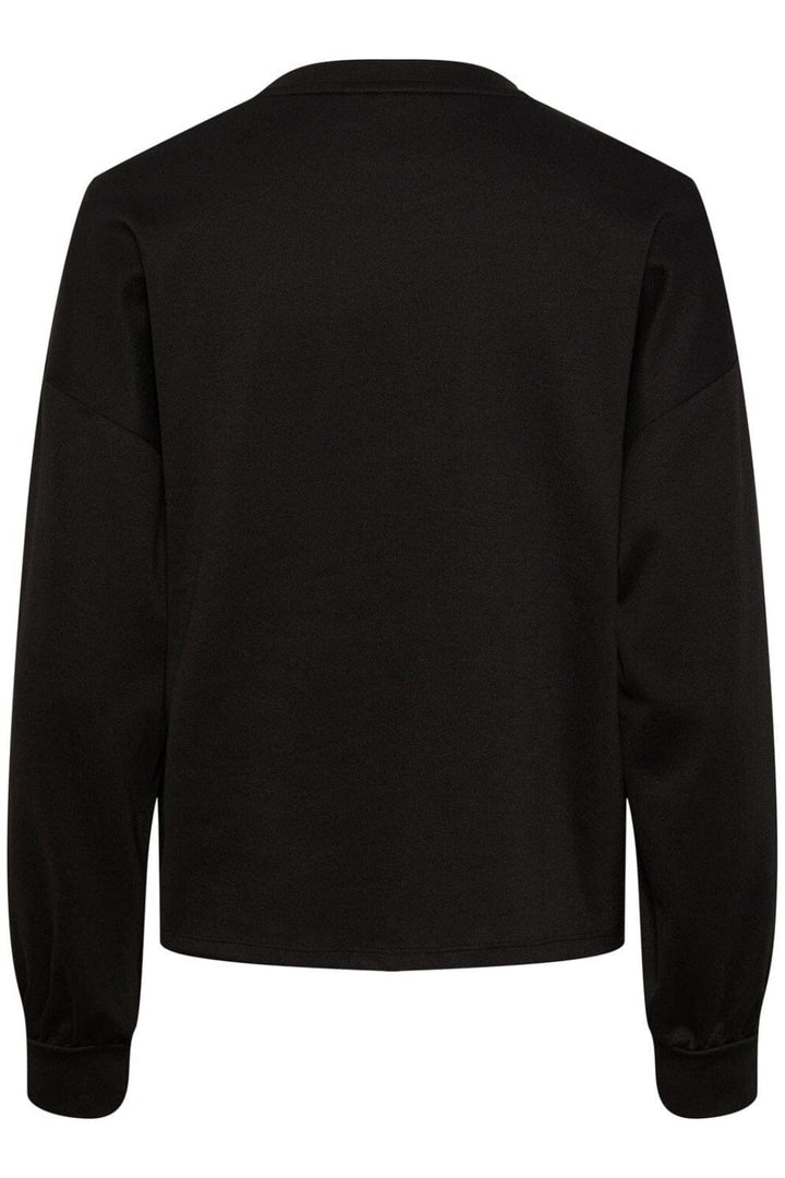 Pieces - Pcjacy Ls O-Neck Sweat - 4366316 Black Sweatshirt 