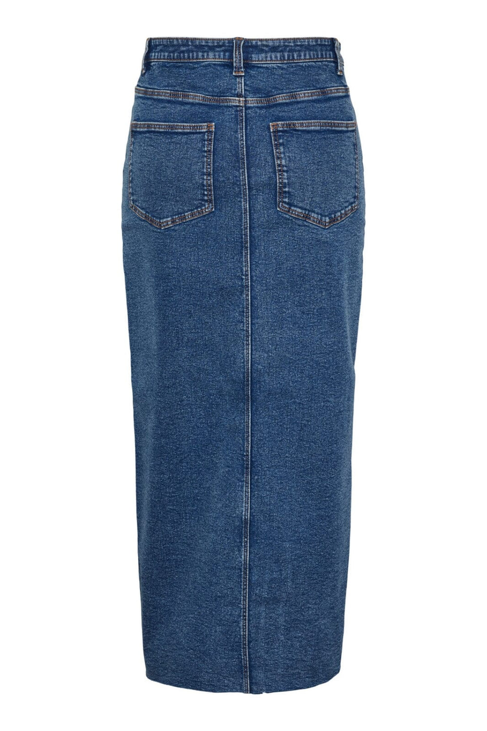 Pieces - Pcjessie Ankle Denim Skirt - 4511172 Medium Blue Denim Nederdele 