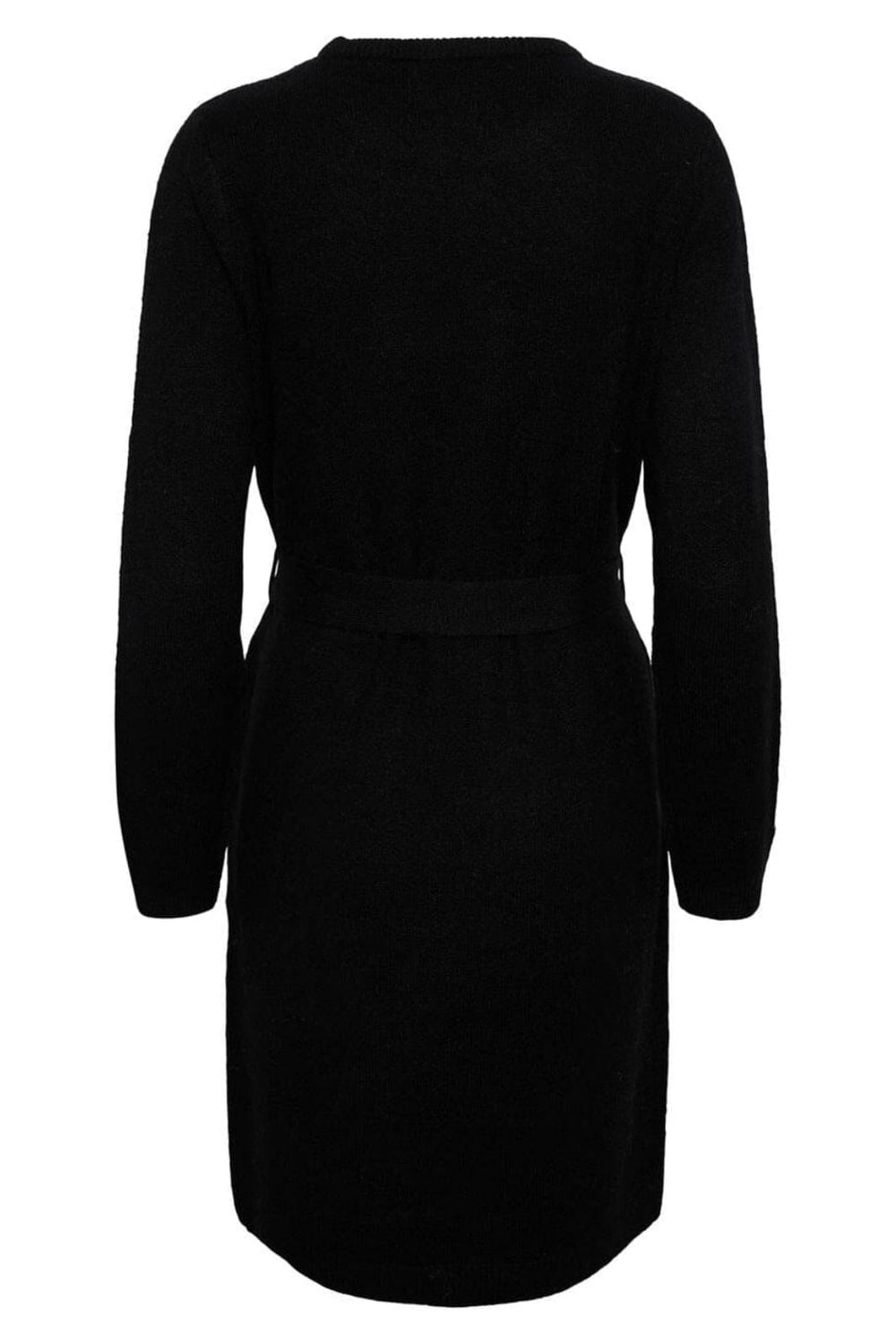 Pieces - Pcjuliana Ls O-Neck Knit Dress - 4250799 Black Kjoler 