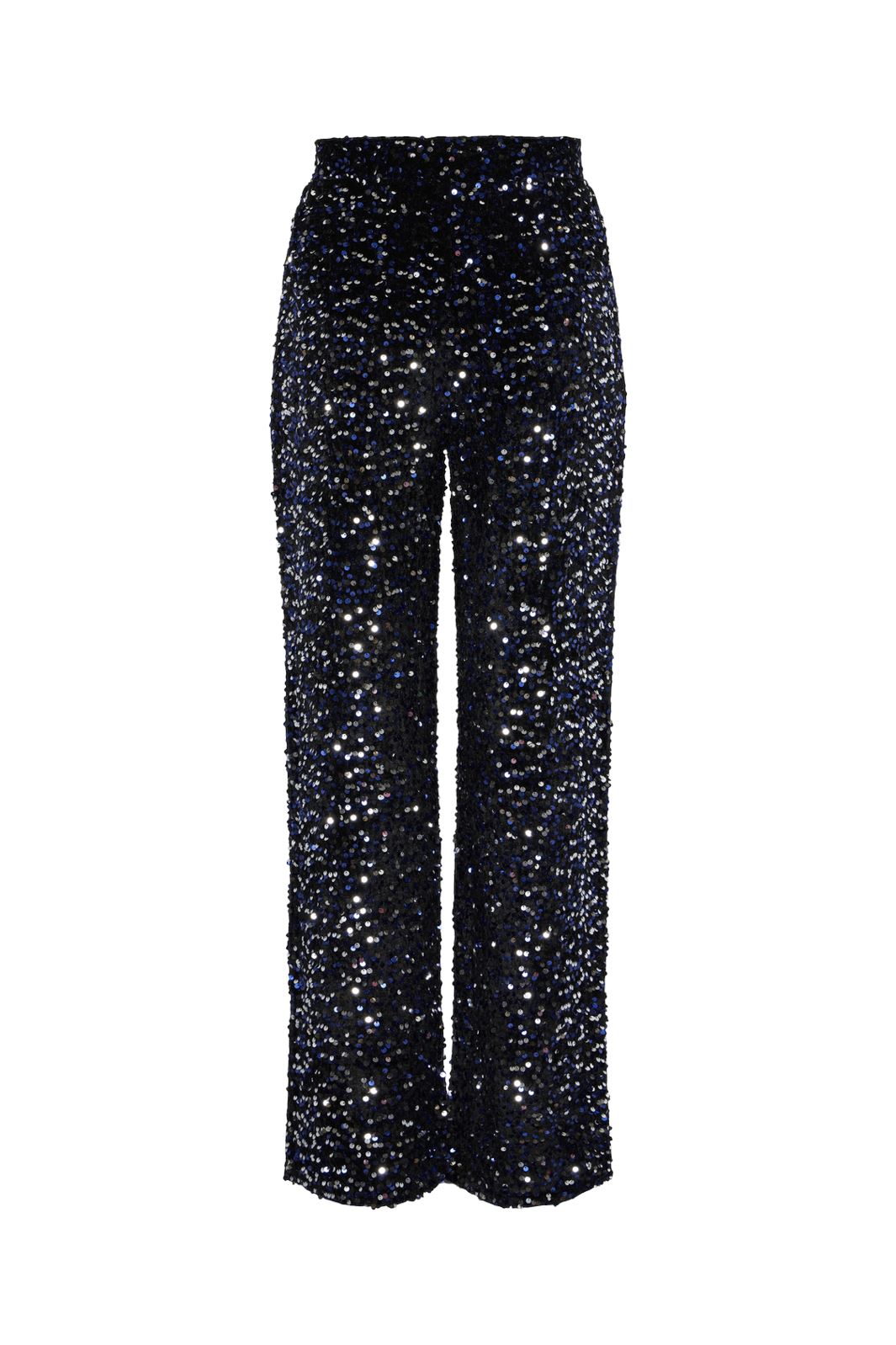 Pieces - Pckam Wide Pant - 4617669 Black Bellweather Sequins