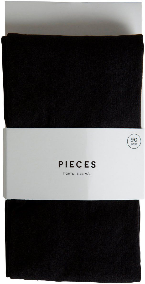 Pieces - PcNEw Nikoline 90 Denier tights Strømpebukser - Sort Strømpebukser 