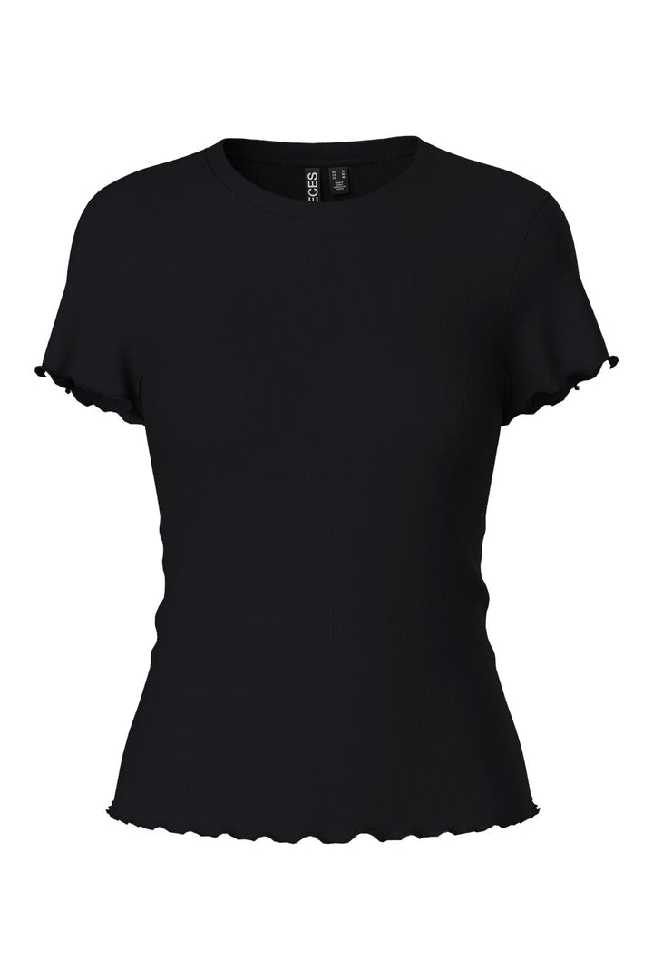 Pieces - Pcnicca Ss O-Neck Top - 3782147 Black