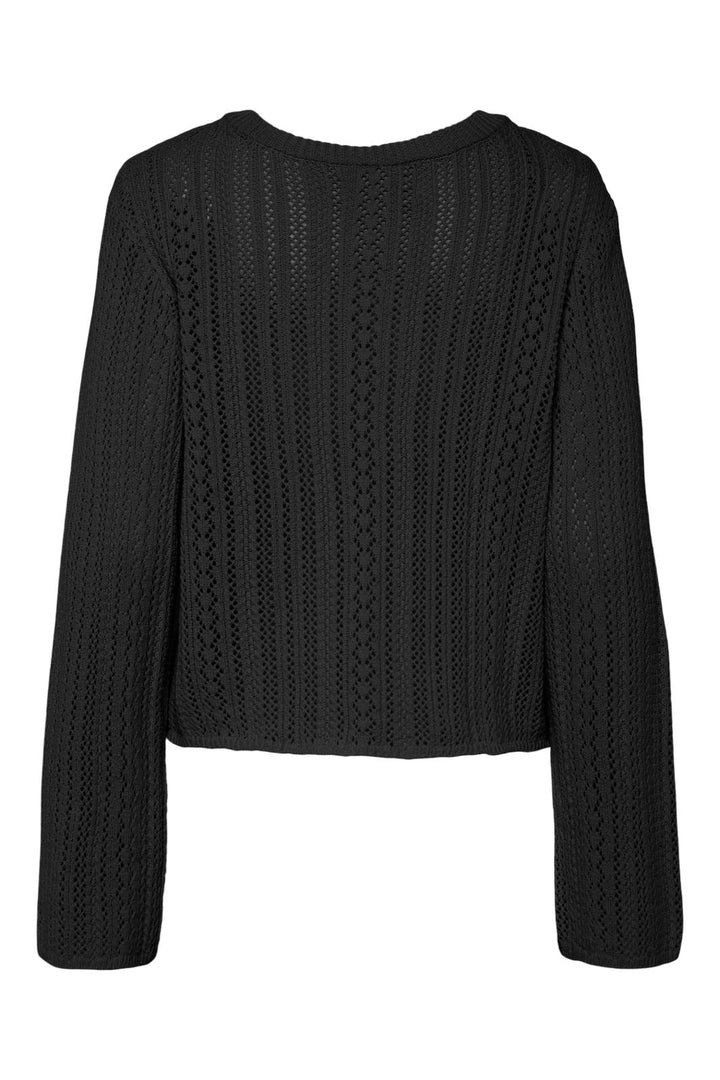 Pieces - Pcnuka Ls Knit Cardigan - 4666810 Black