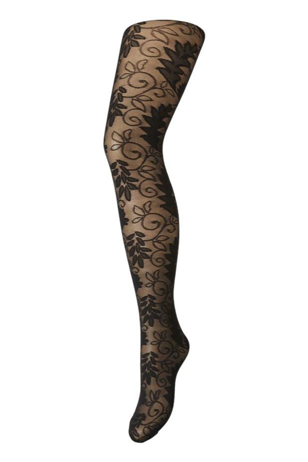 Pieces - Pcpernille Lace Tights - 4632836 Black