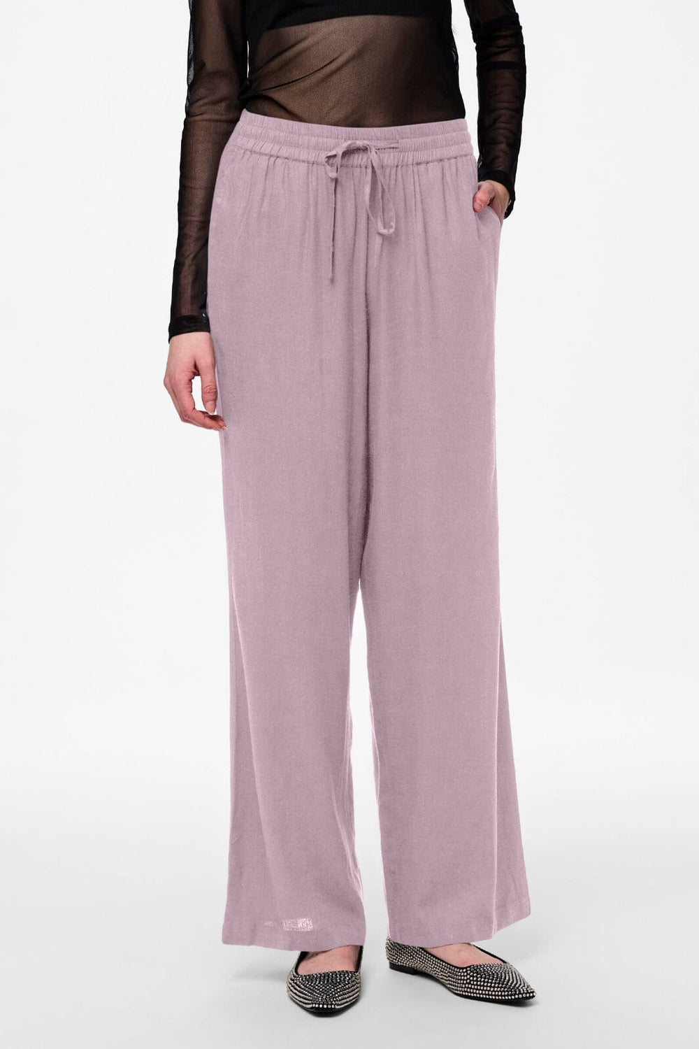 Pieces - Pcpia Wide Pants - 4648877 Dawn Pink